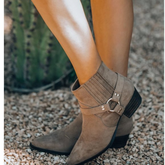 FELICITY Suede Western Boots - Picture 3 of 12